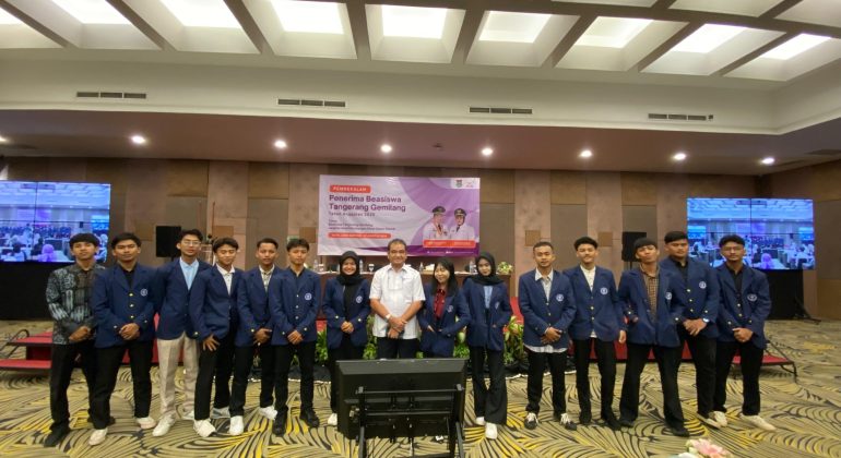 Dokumentasi Ketua Tim BUD IPB dan Mahasiswa IPB 62 Jalur BUD dari Pemerintah Kabupaten Tangerang