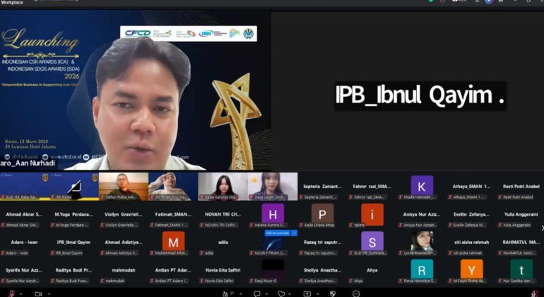 Sosialisasi Beasiswa Utusan Daerah (BUD) IPB University Bersama PT Adaro Indonesia